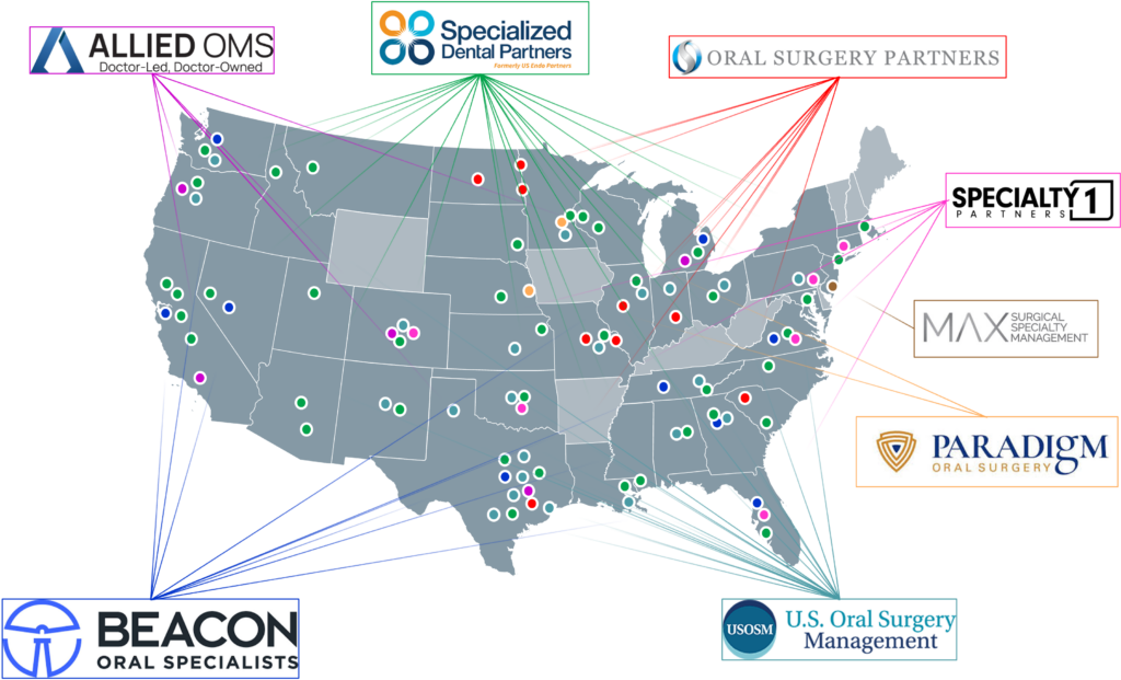 Specialty Dentistry Private Equity Platforms Across the United States